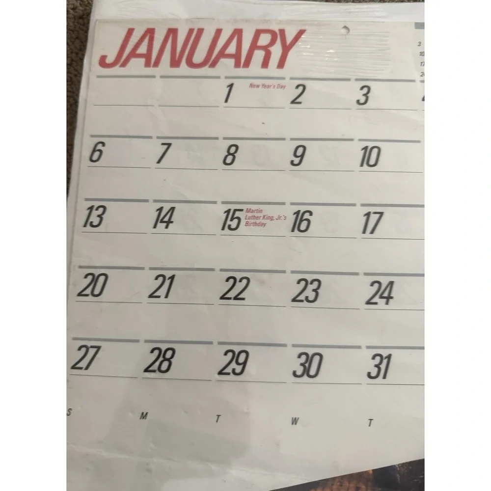 Coca-Cola 1985 Coke Is It Vintage Calendar‎ Used